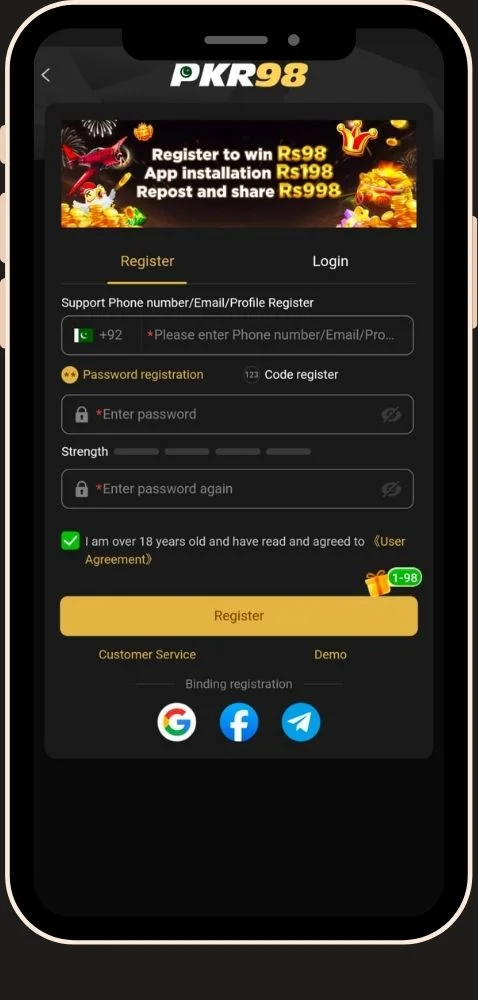 pkr98 register